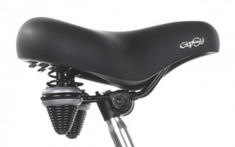 <p>Comfortabel fietsen en zitten. De schokabsorberende materialen in onze zadels verminderen de druk op drukpunten en garanderen daarmee een maximaal comfort.</p>