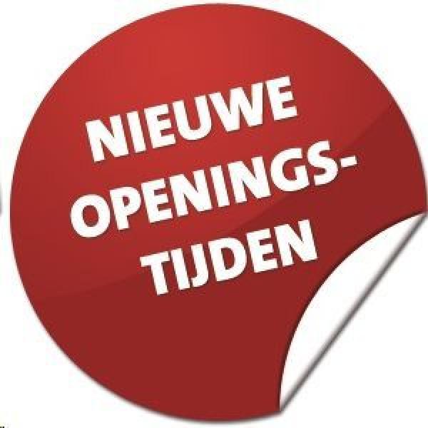 Gewijzigde Openingstijden